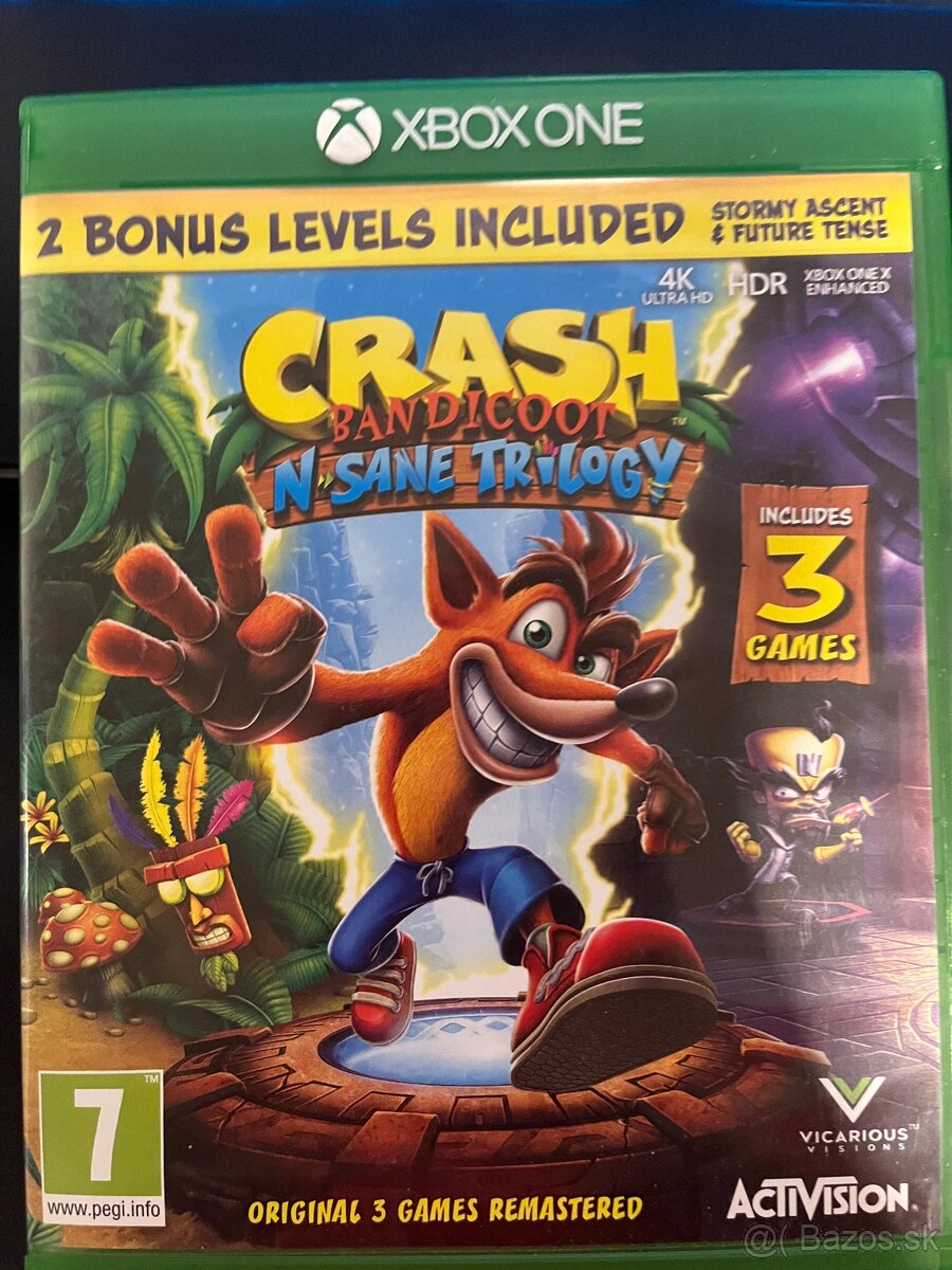 Hra Crash Bandicoot