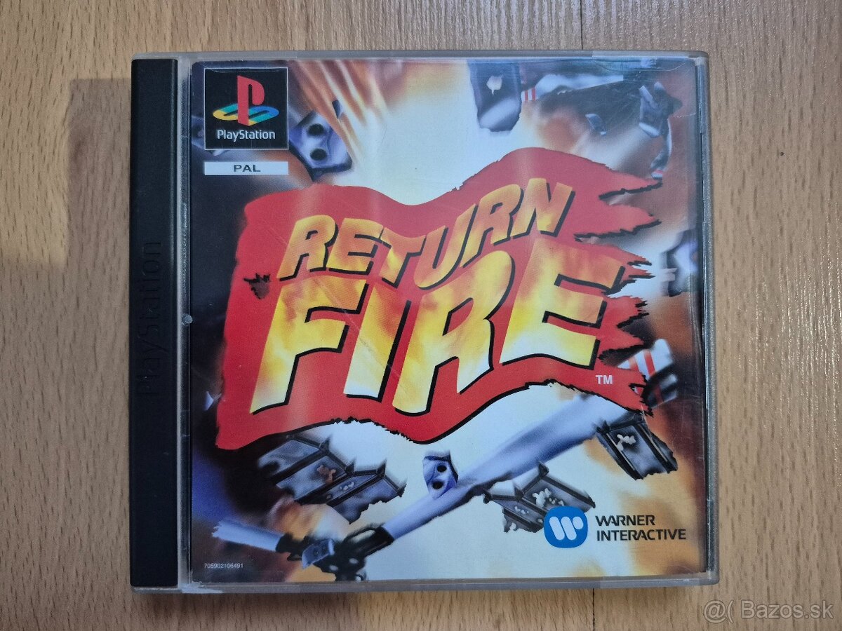 Predaám hru na PS1 Return Fire