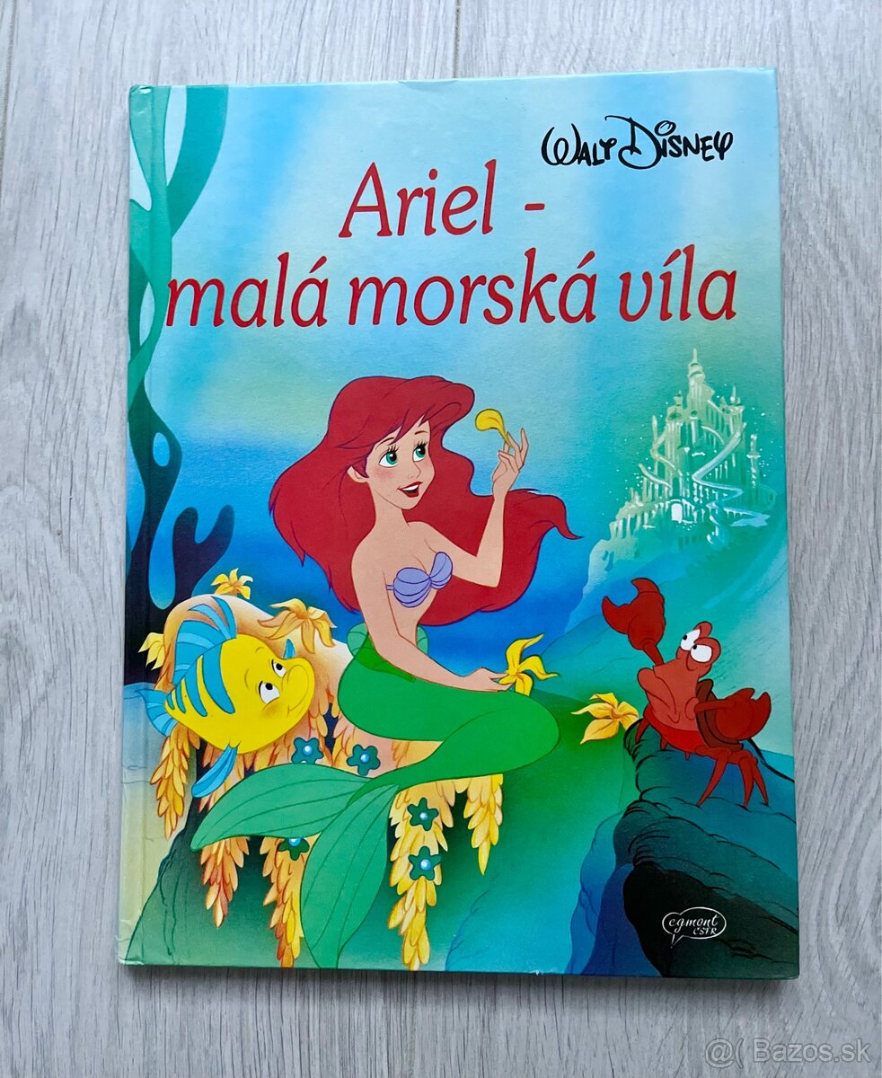 Disney Ariel malá morská víla 1.vydanie 1991