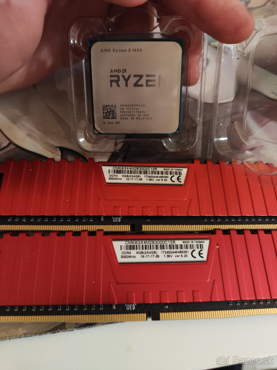 RAM Vengance DDR4 8GB 2x4GB