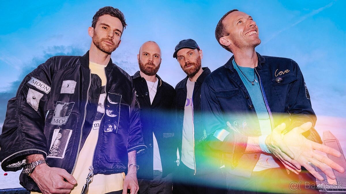 COLDPLAY LONDÝN 8.9.2025 2 lístky, najnižší rad v strede