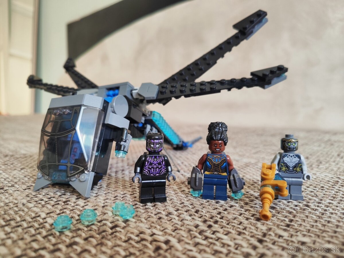 Lego AGENGERS 76186 Black Panther a dračie lietadlo