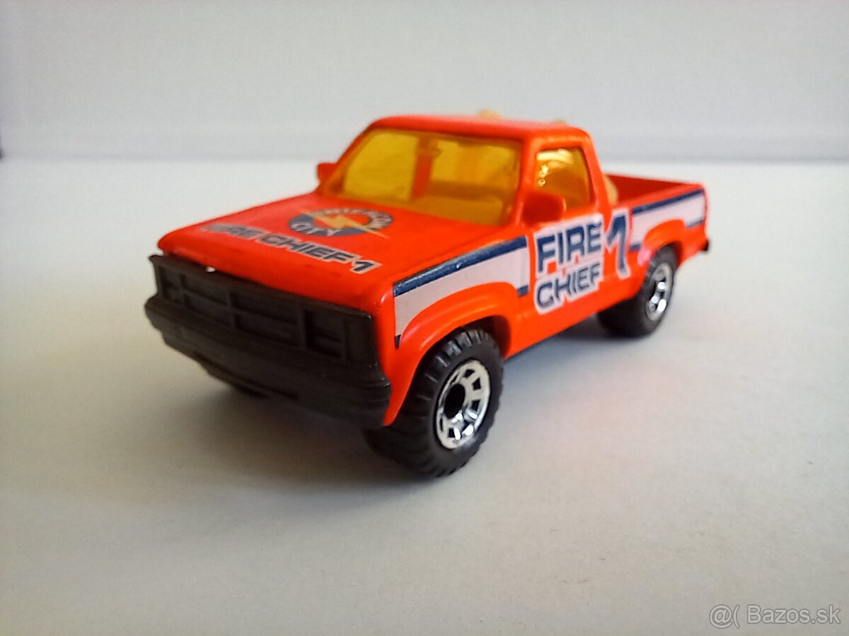 MATCHBOX - DODGE DAKOTA FIRE CHIEF INTERCOM CITY-POZRI FOTO