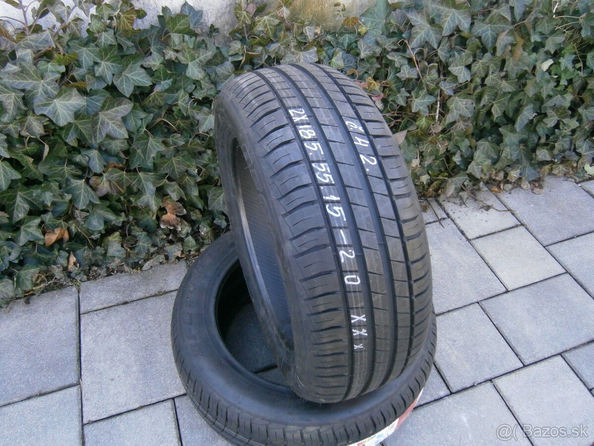 Predám 2x letné nové pneu BFGoodrich 185/55 R15 82VXL