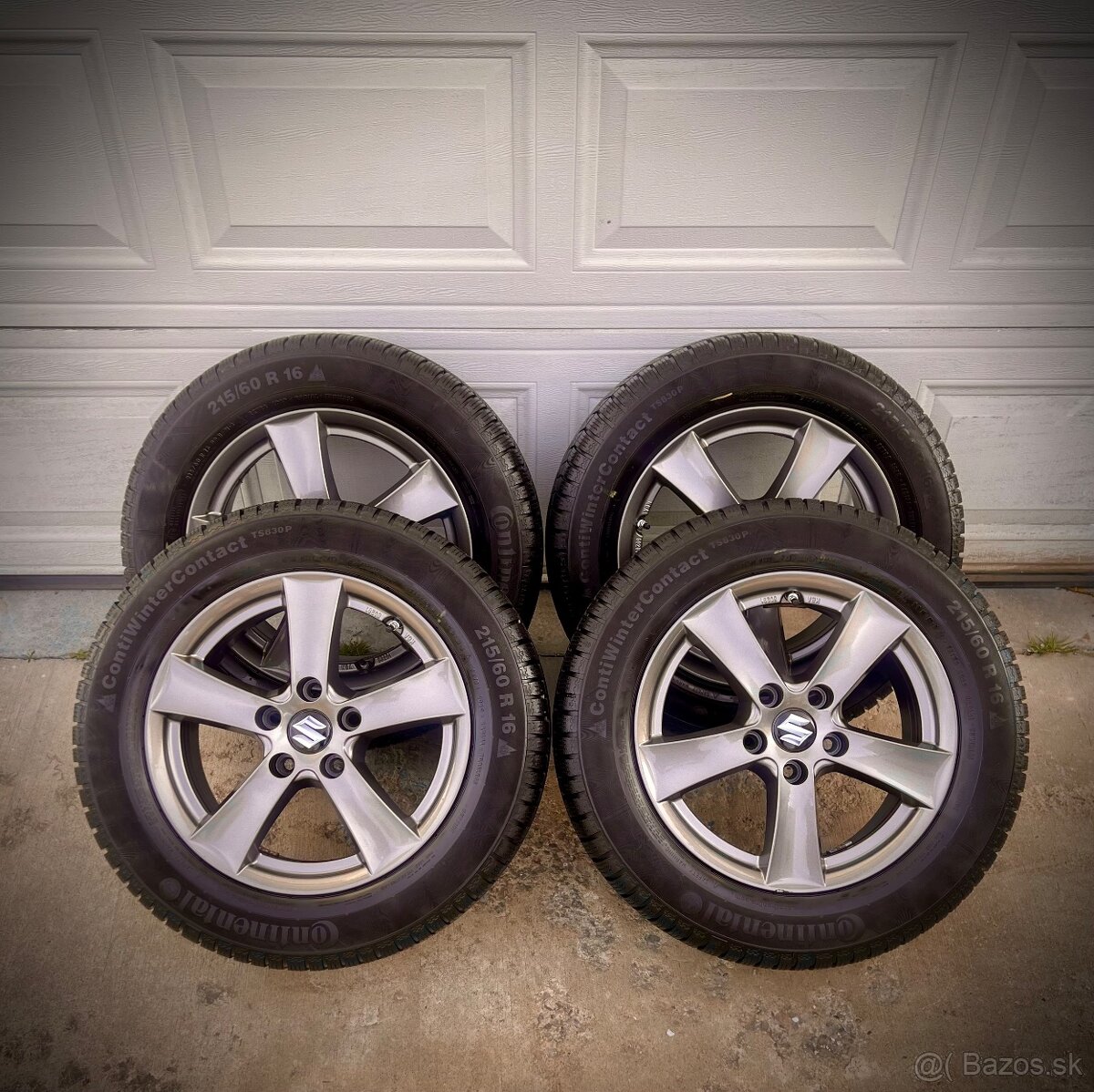 ✅SUZUKI 16” hliníkové disky + zánovné pneumatiky 215/60 R16