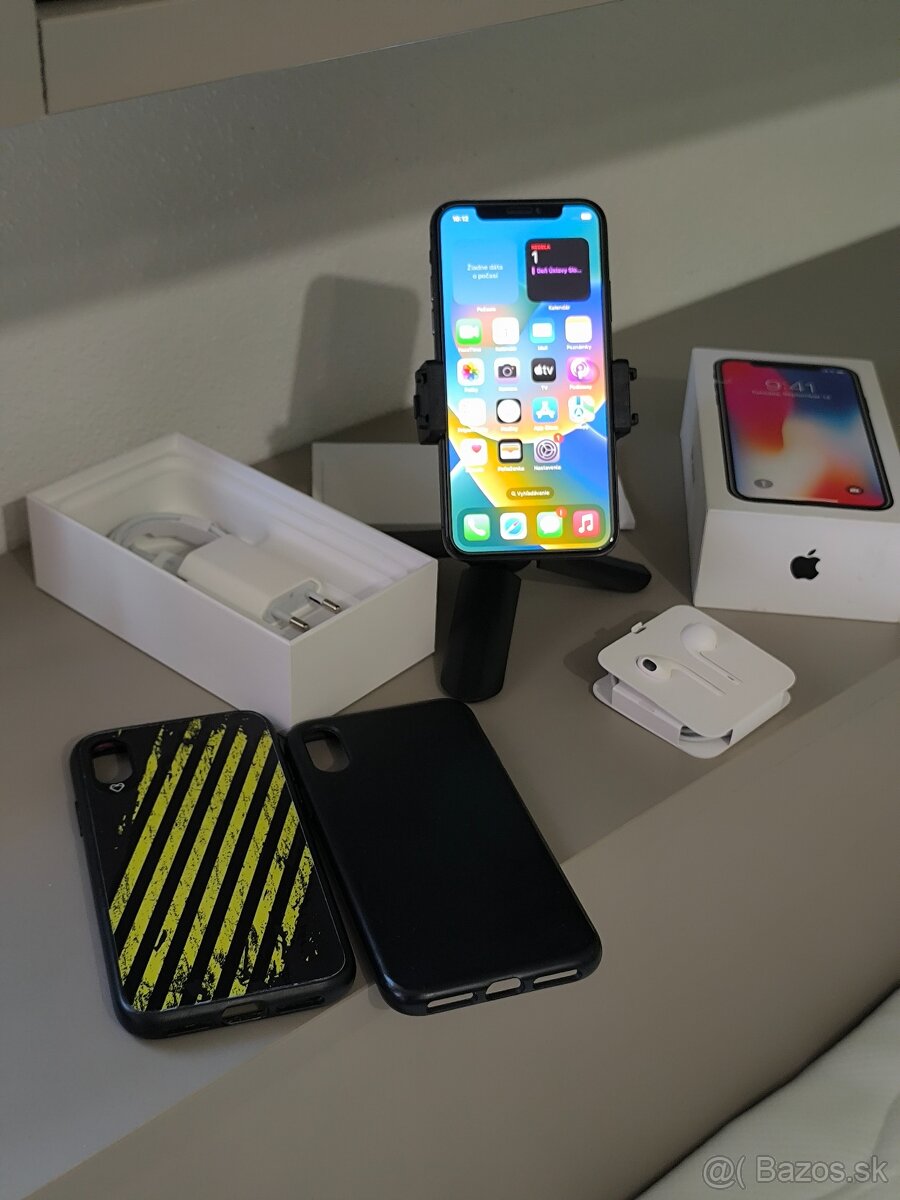 Iphone X 256 GB verzia Gray, ako nový 100% funkčný, komplet