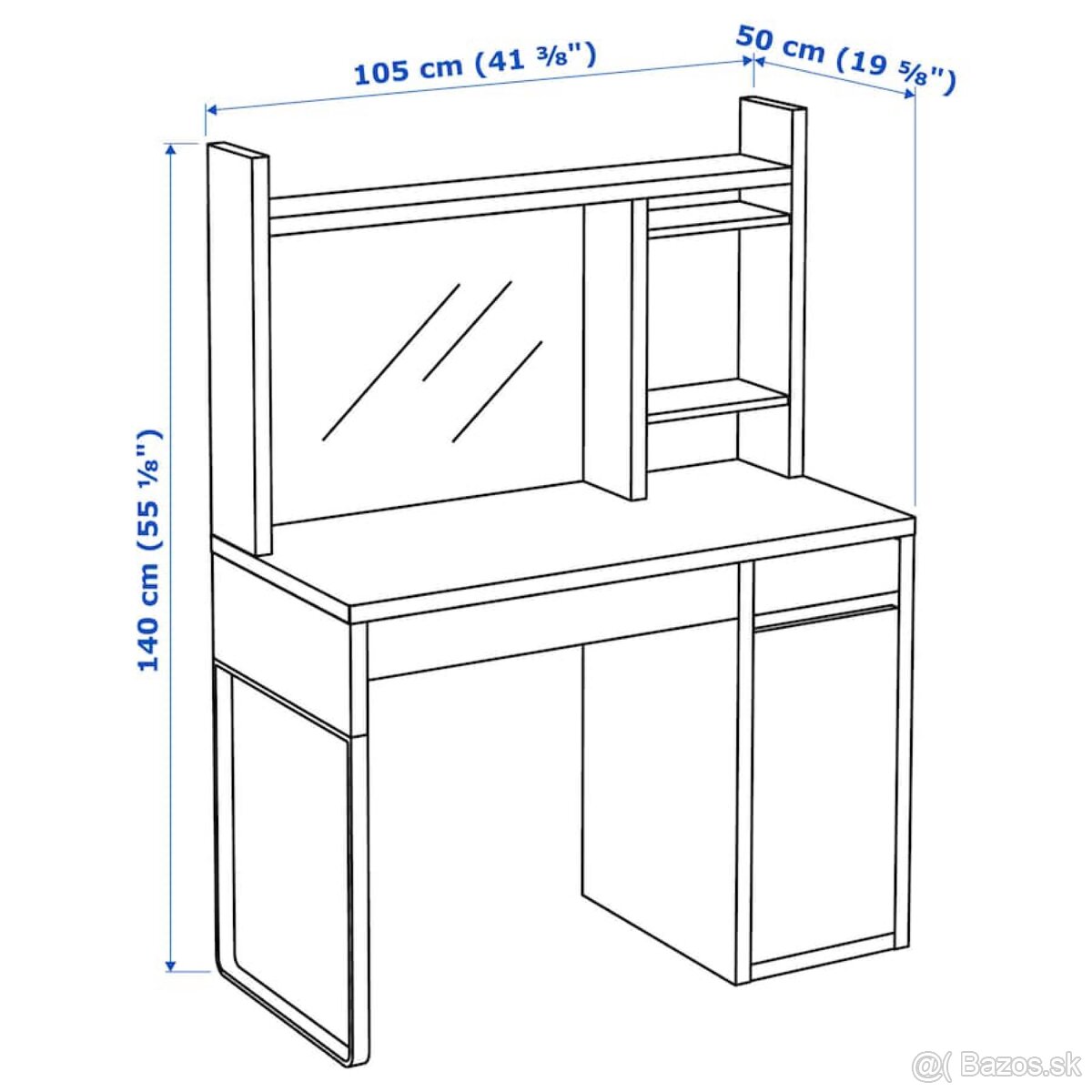 Pisaci stol ikea micke