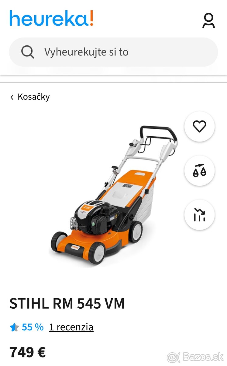 Predám STIHL RM 545 VM nova nepouzita len rozbalena