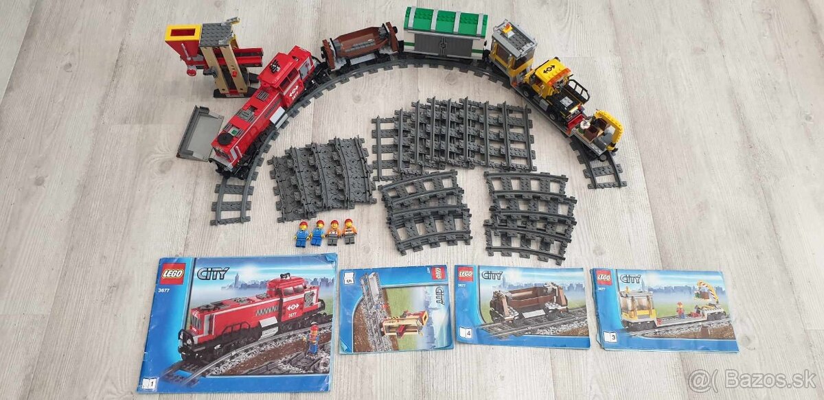 LEGO VLAK 3677, Red Cargo Train