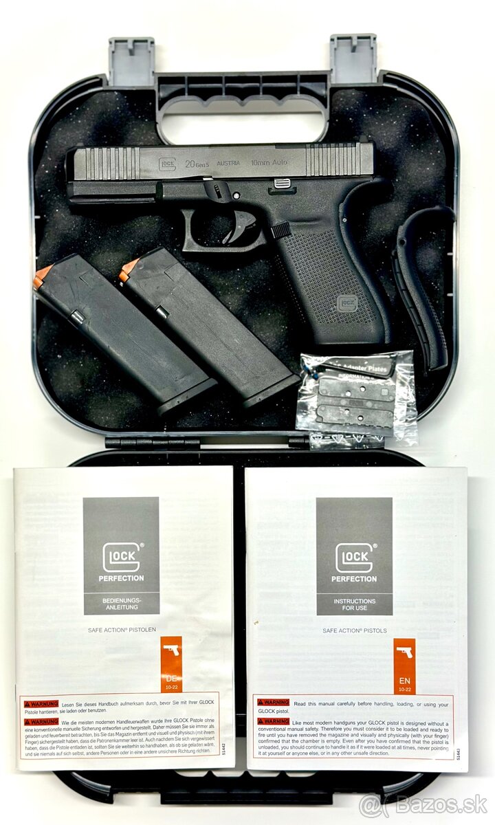 Glock 20 gen 5 MOS (a príslušenstvo)