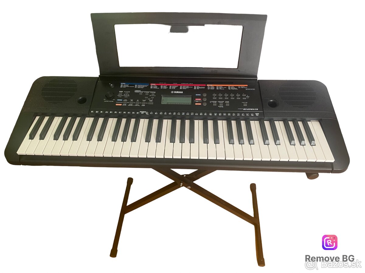 Prenosné piano Yamaha PSR263