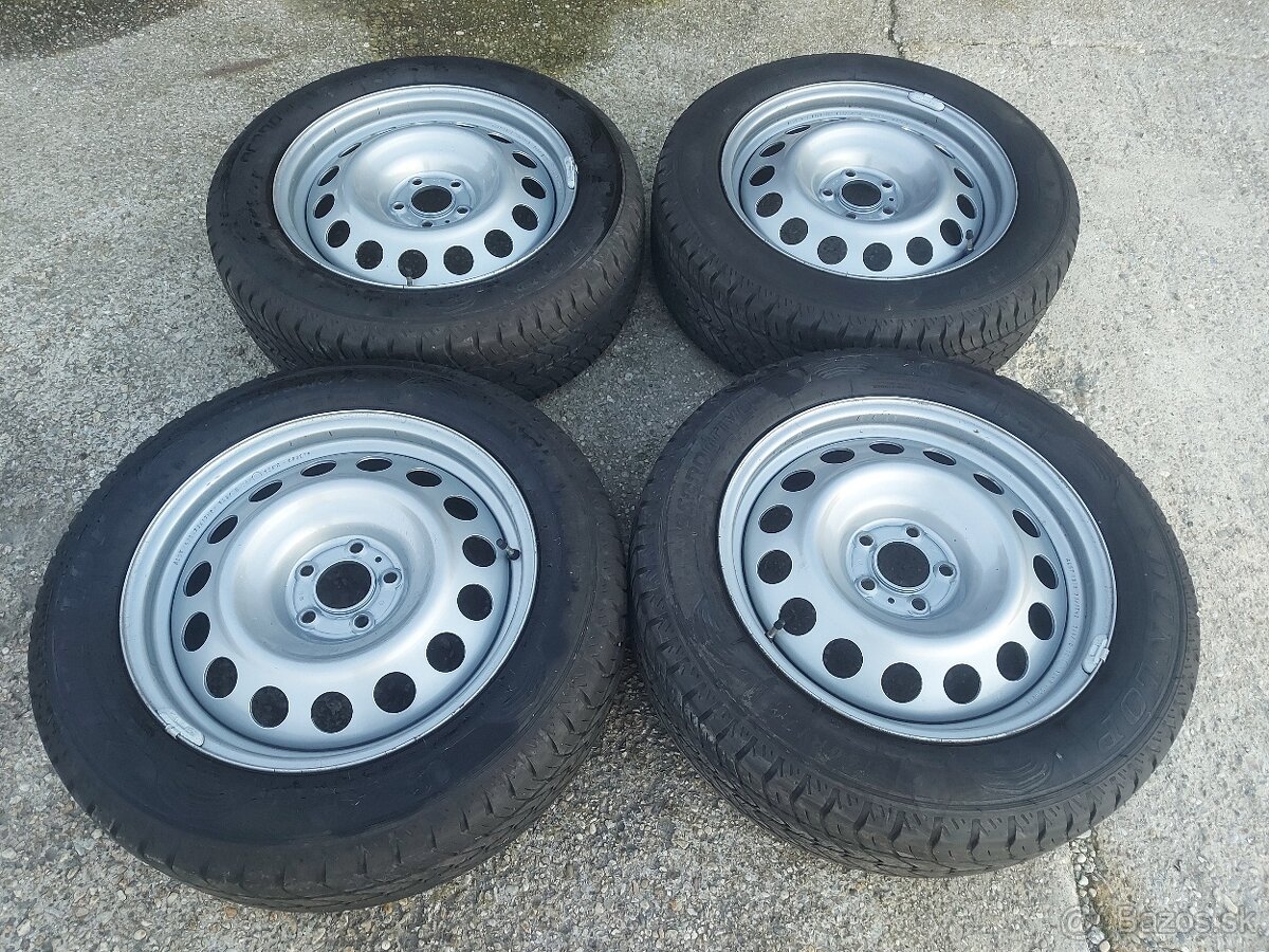 5x108R17 disky TOYOTA-OPEL-FIAT-215/60R17 C letné pneu