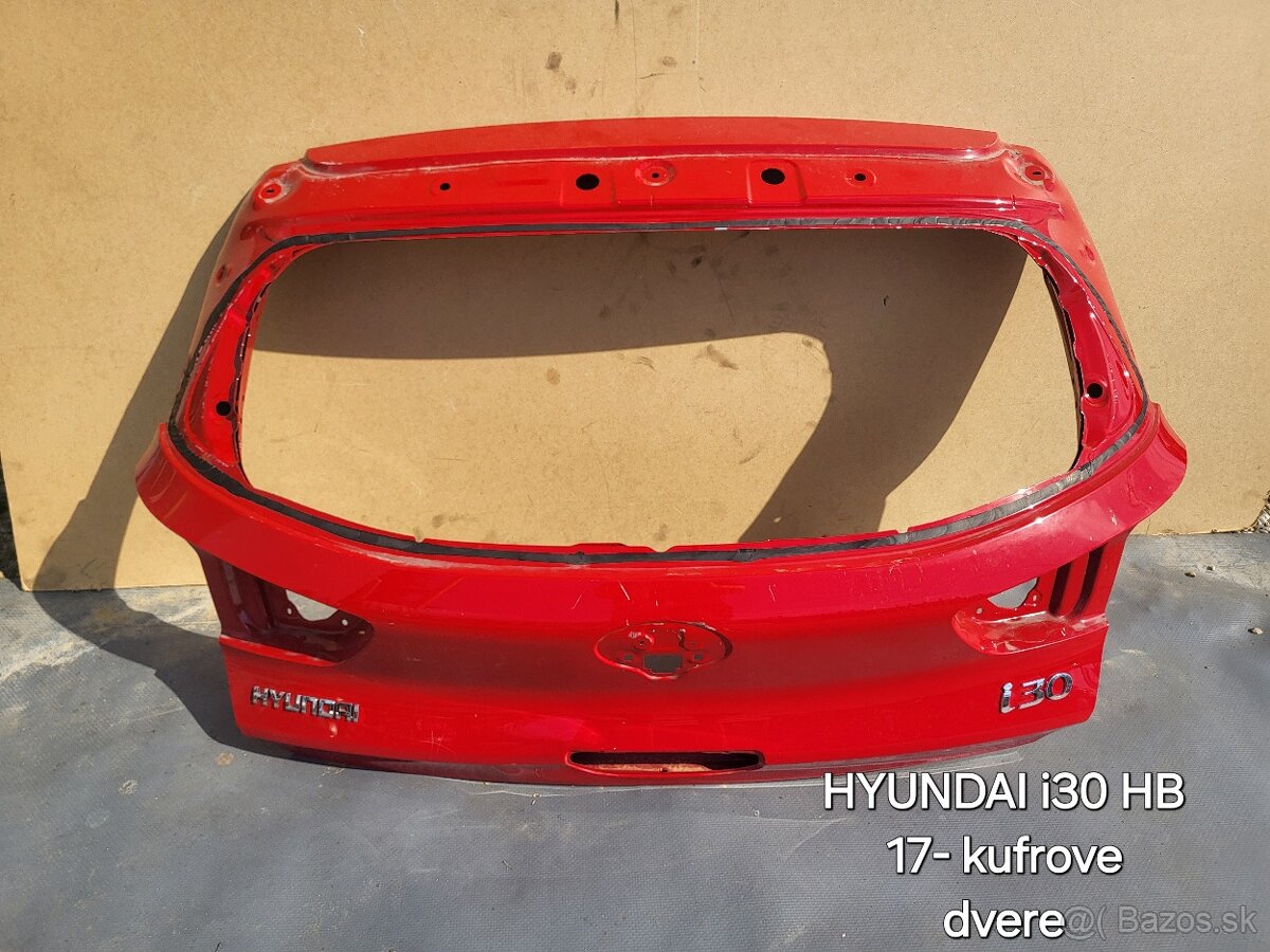 HYUNDAI i30 HB 17- kufrove dvere