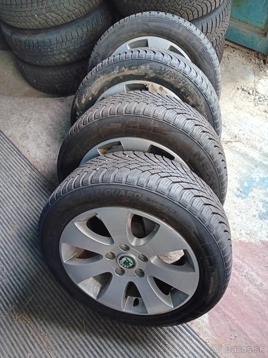 5x112 R16 škoda 205/55 R16