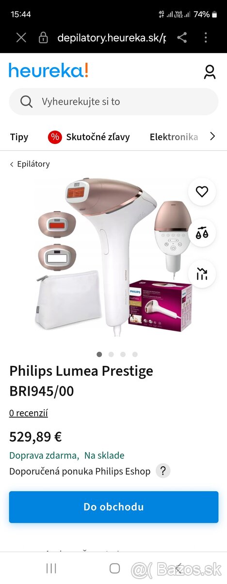 Philips Lumea Prestige BRI945/00