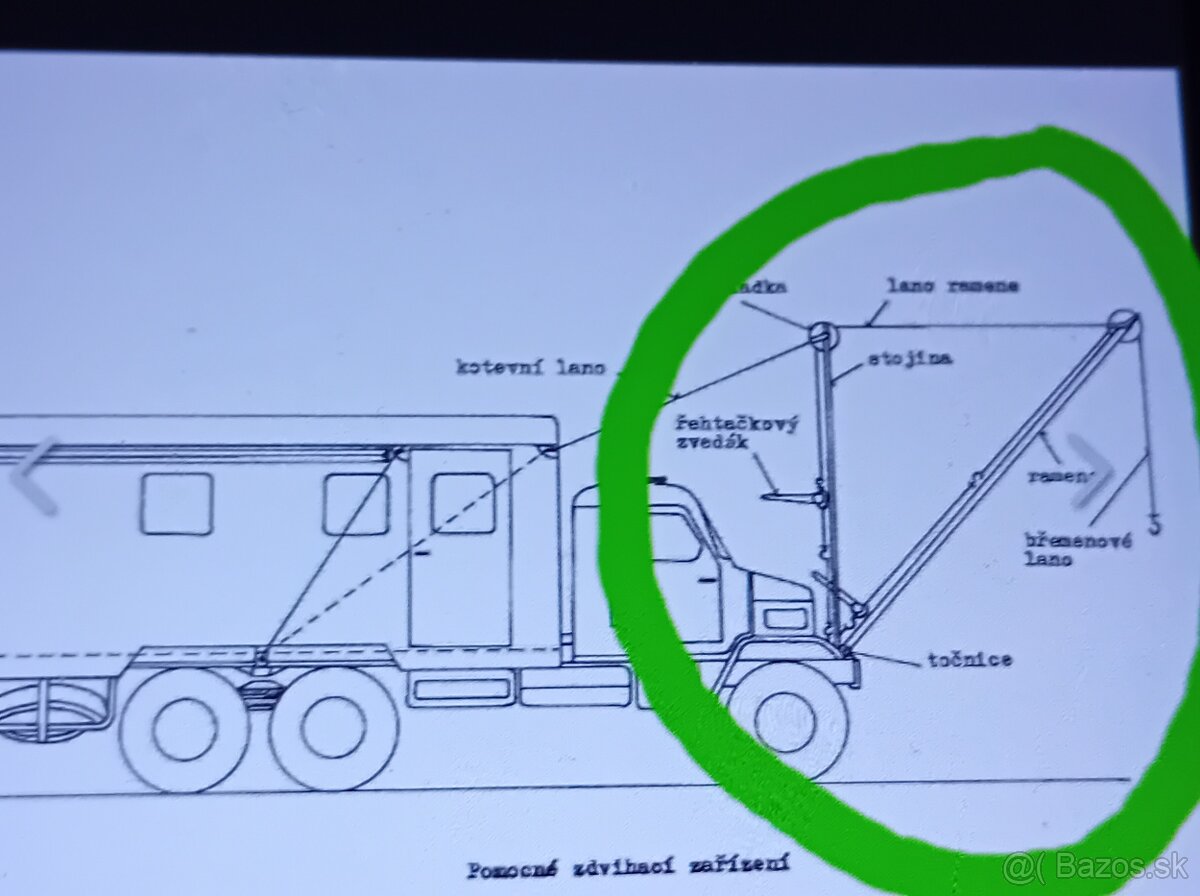 Predám pomocné zdvíhacie zariadenie k V3S