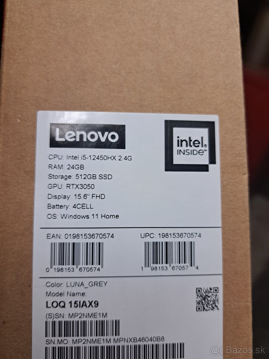 Notebook lenovo