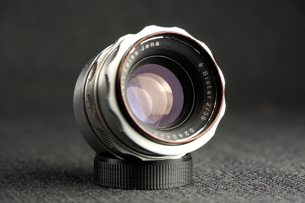 Carl Zeiss Biotar 58mm f2 M42 + filtr