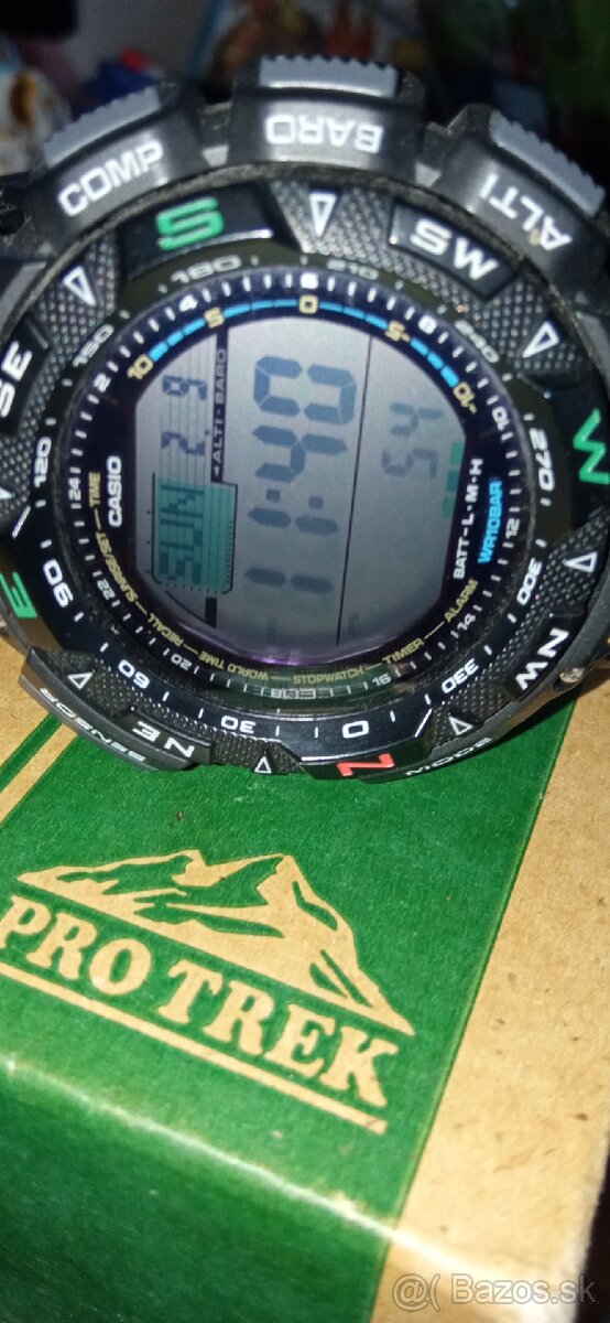 Predám nové hodinky CASIO PRO TREK PRG 240-1