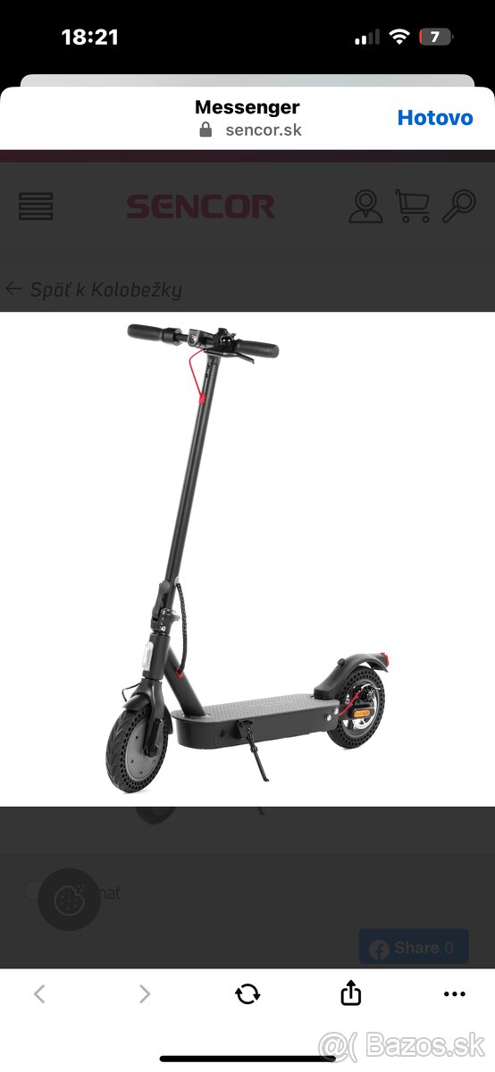 Predam SCOOTER TWO S60 KOLOBEŽKA