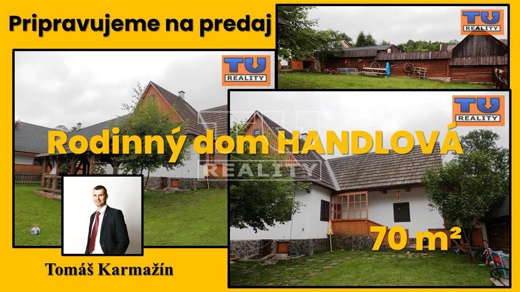 PRIPRAVUJEME NA PREDAJ Rodinný dom v Handlová okr. Prievidza