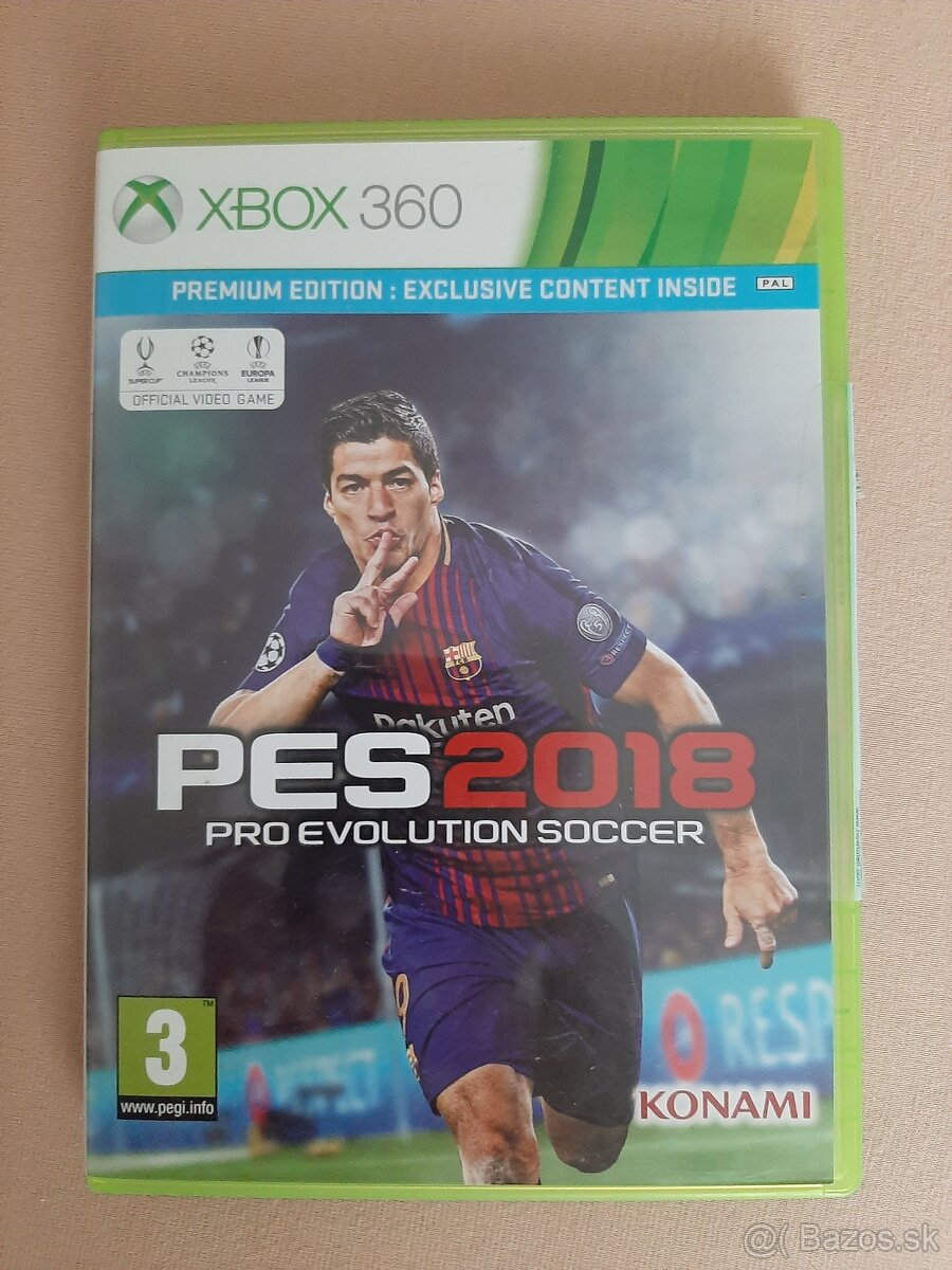 Xbox 360 hra PES 2018