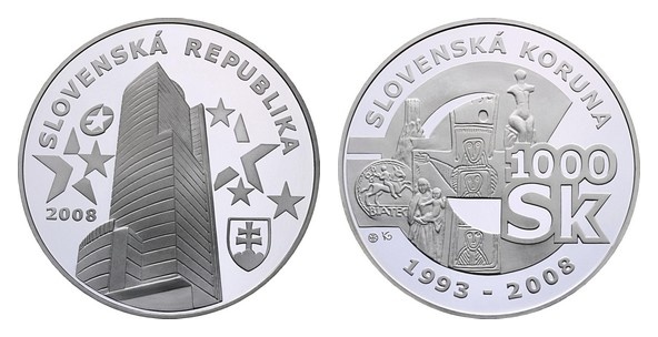 1000 Sk/2008 - Rozlúčka so slovenskou korunou