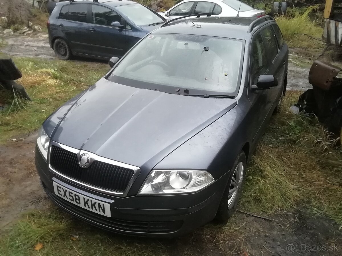 Rozpredám škoda octavia 2 combi 1,9 tdi 77 kw