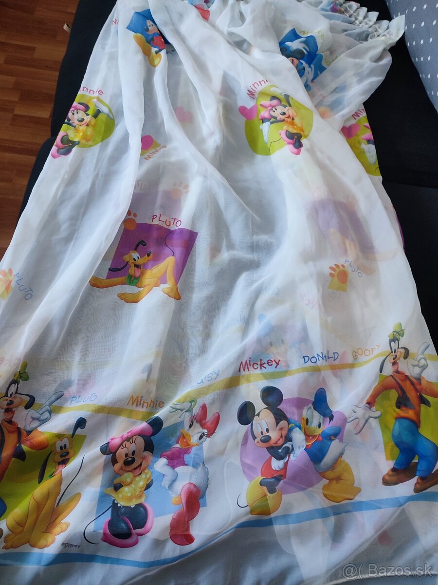 Detska záclona Minnie Mickey