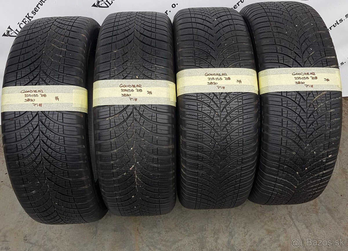 Zimné pneumatiky 225/55 R18 GOODYEAR DOT3820