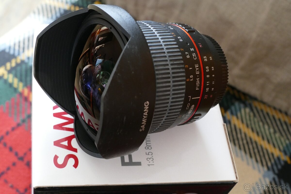 Samyang Fish Eye CSII - F3,5 8mm (kovovy bajonet NIKON)