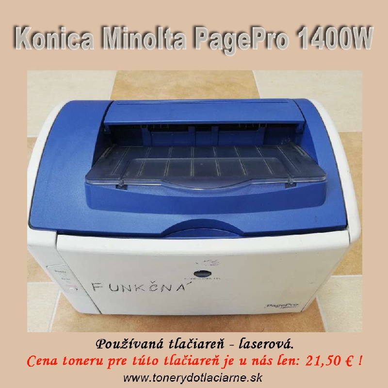 Predám laserovú tlačiareň Konica Minolta PagePro 1400W