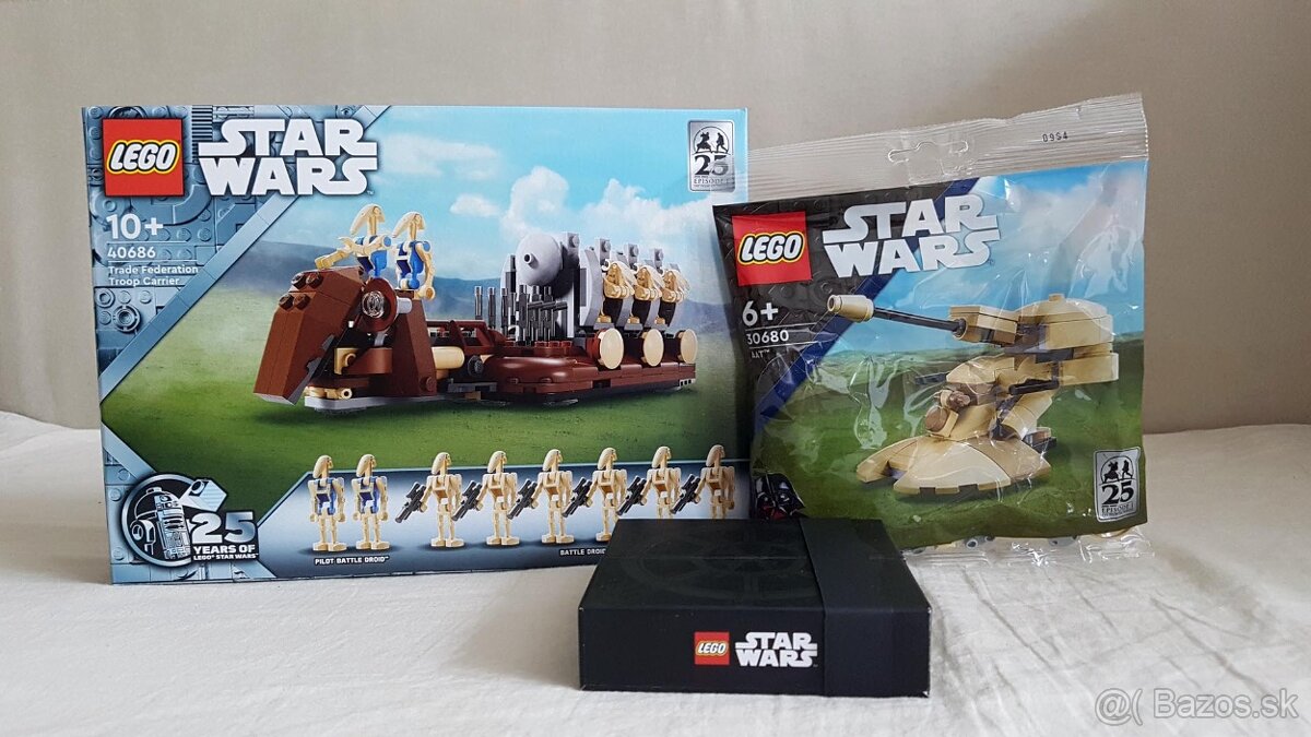 Nové zapečatené LEGO Star Wars 40686 + 5008818 + 30680