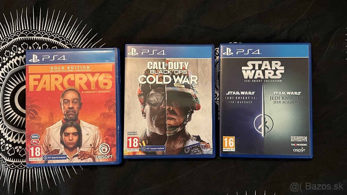 PS4 , PS5 Hry , Jedi , Cold War , Far Cry