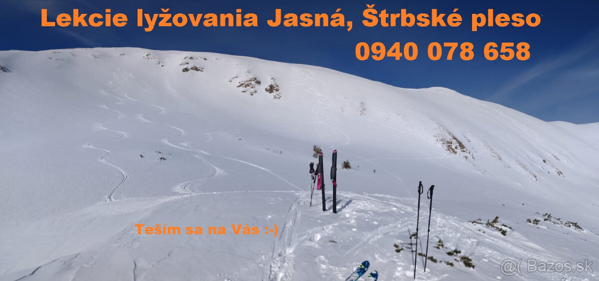 Inštruktor lyžovania Jasná, Štrbské Pleso. Lyžiarske kurzy