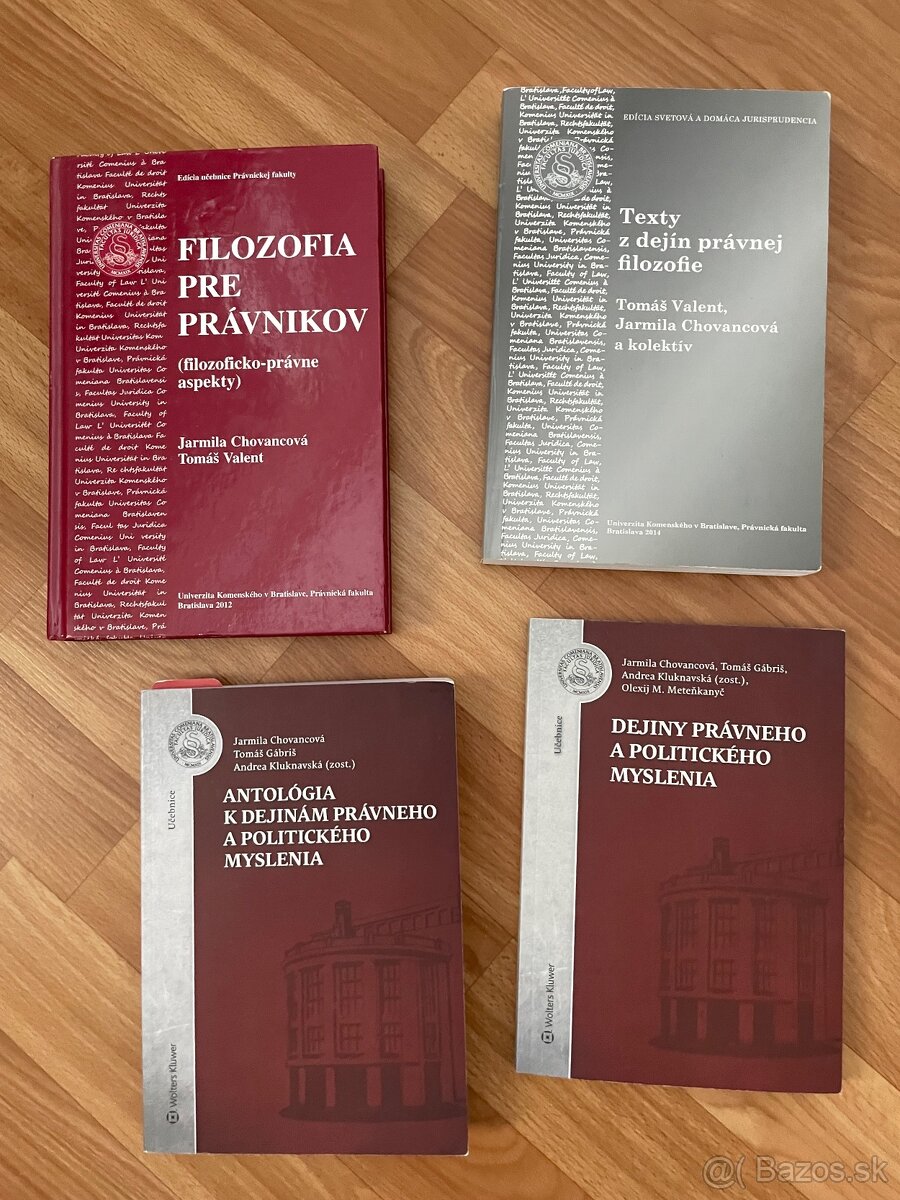 Právnická literatúra pre prvý semester VŠ