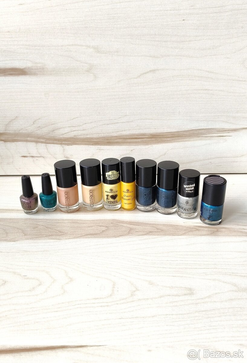 10ks Laky na nechty OPI, Catrice, Essence