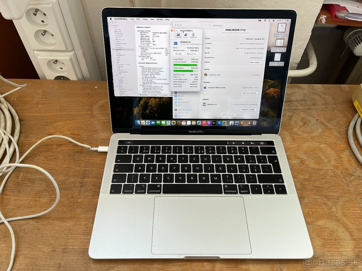 Macbook PRO 13, 16GB, 500GB, I7 čtyřjádro