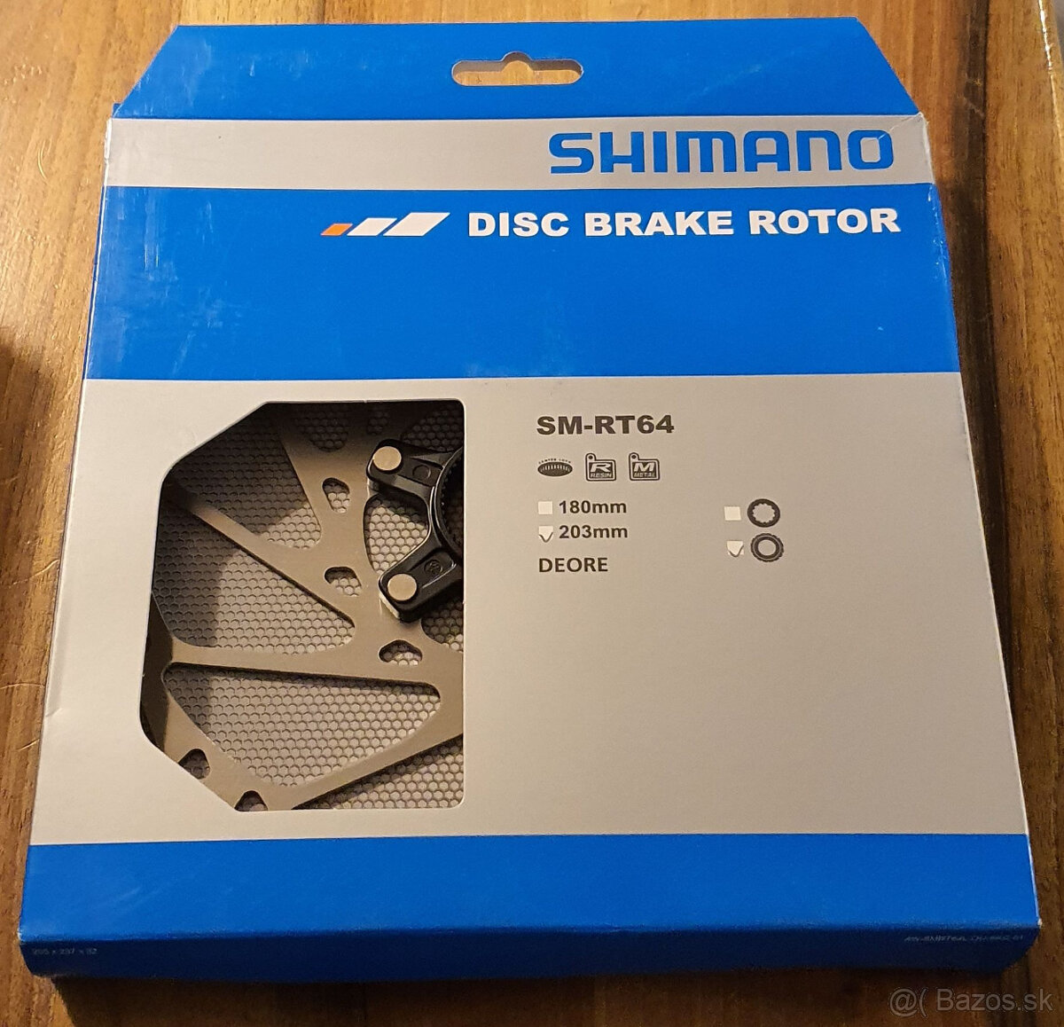 Brzdový kotúč SHIMANO SM-RT64 203 mm