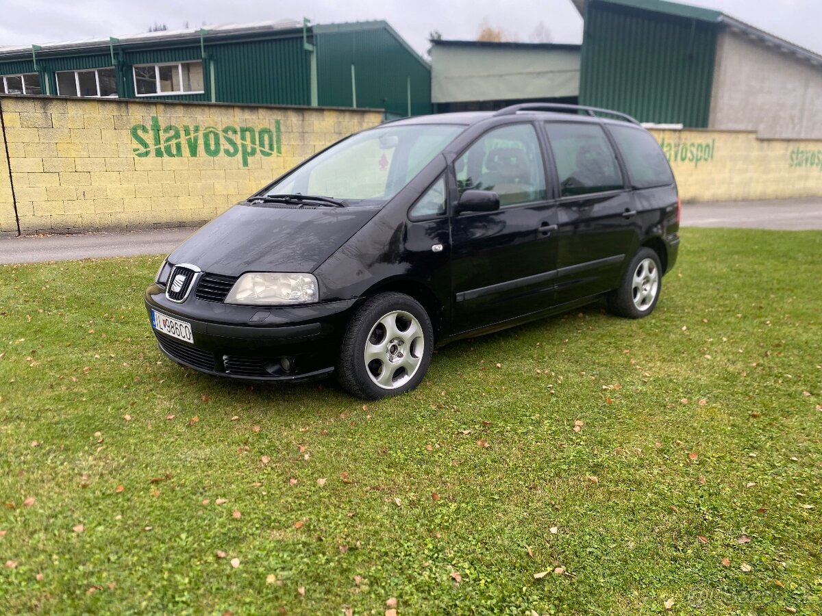 Seat alhambra 1.9tdi 96kw,7mieste,tazne