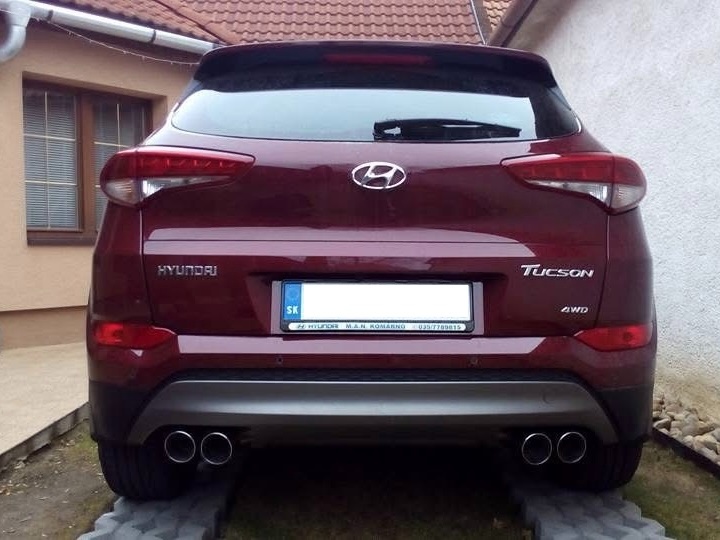 Výfuk duplex Hyundai Tucson 2015+