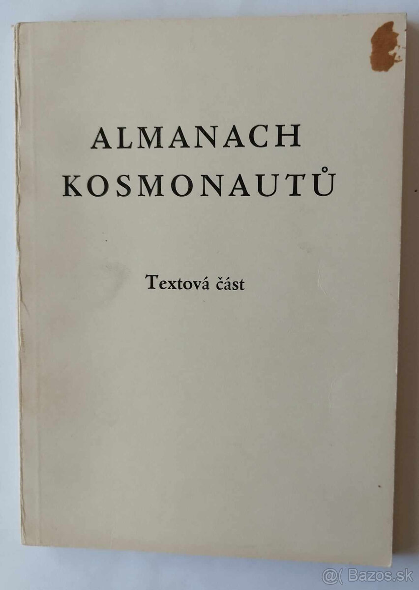 Almanach kosmonautu /textová část/