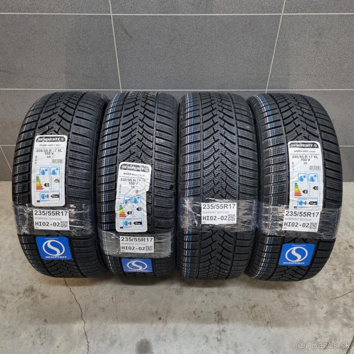 Zimné nejazdené pneumatiky 235/55 R17 SEMPERIT DOT2320