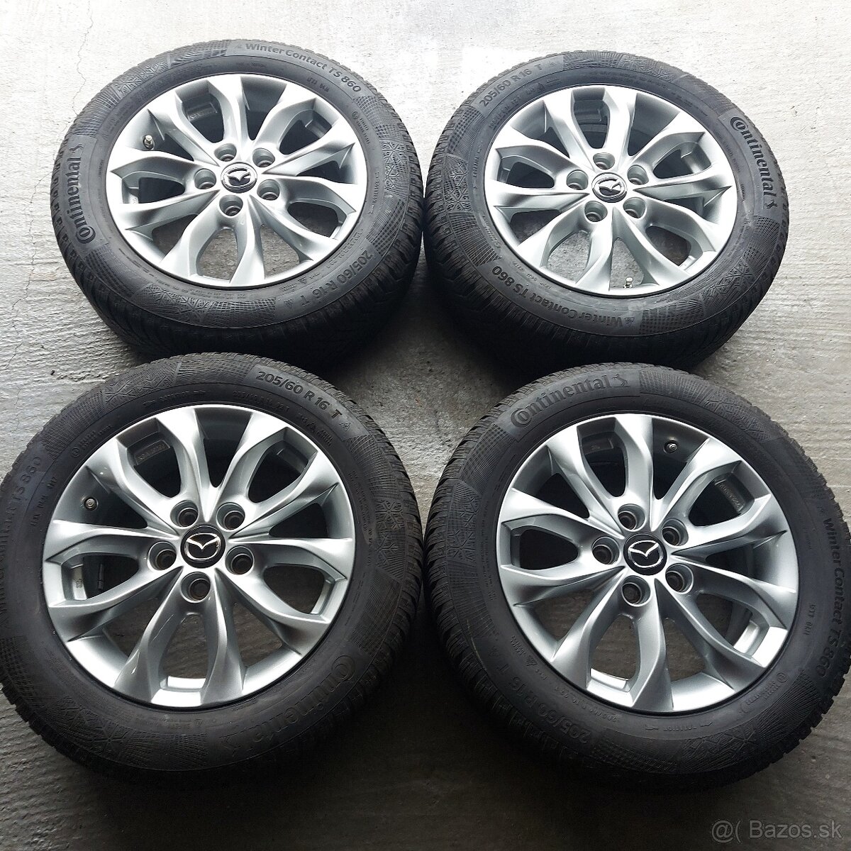 16"Elektróny originál Mazda 3 5x114,3 zimné