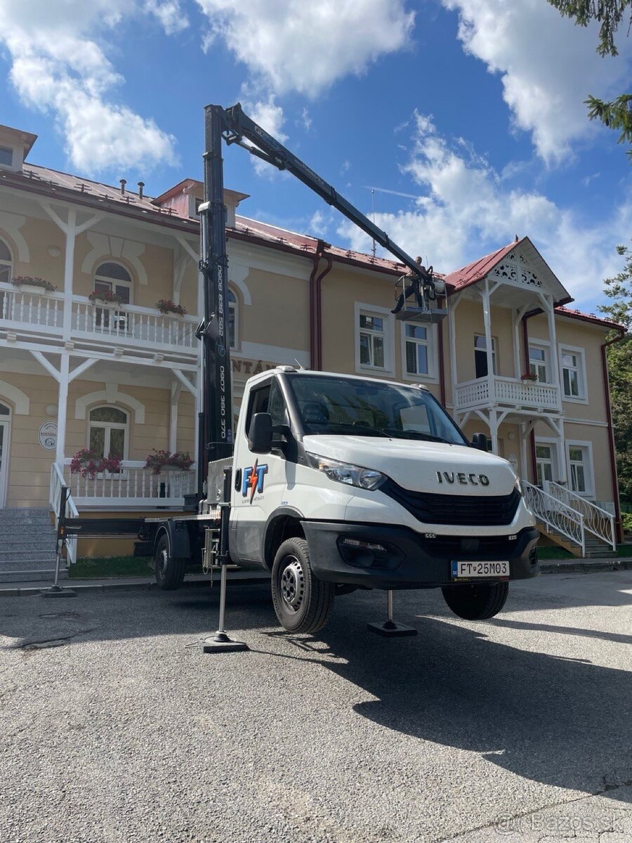 Auto plošina s obsluhou ( Iveco daily - CELA ) - Bardejov