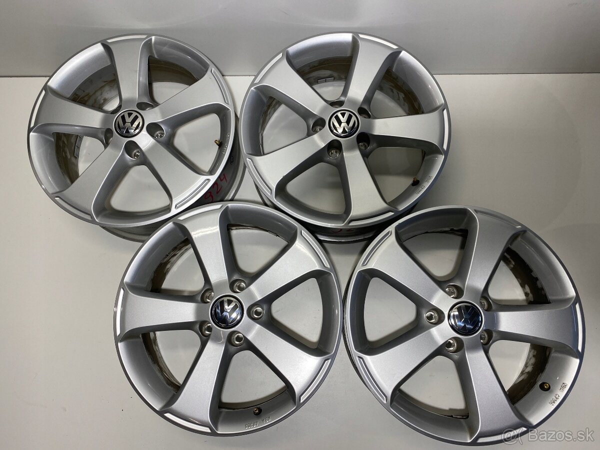 ORIGINÁLNE DISKY VW SIMA 17 5X112 ET39 STRIEBORNÉ