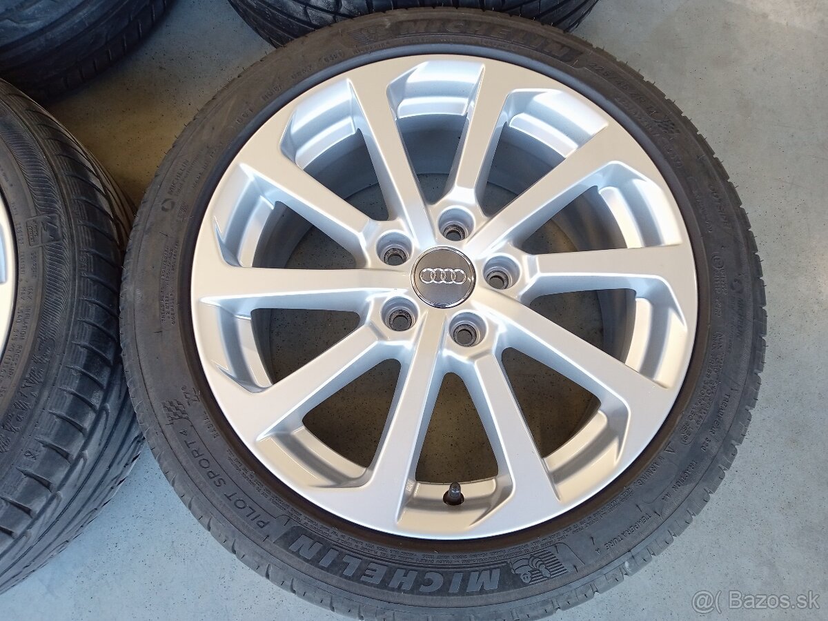 Predam letne ALU 5x112 R17 7,5J ET51 ORIGINAL AUDI