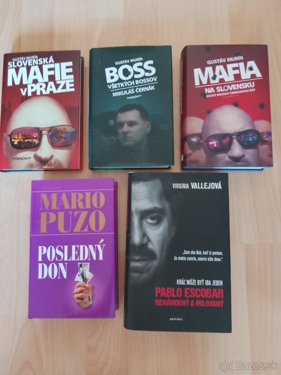 Predám knihy o mafii