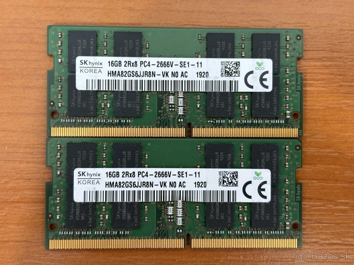 DDR4 SODIMM 16GB - viac kusov