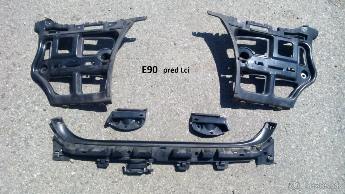 BMW E90 E91 plasty, výstuhy zadného nárazníka